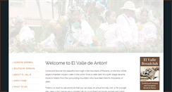 Desktop Screenshot of el-valle-panama.com